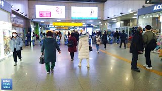 【4K】 Walk Seoul Subway - 서울 회기역 (환승역) 걷기 | Hoegi (transfer) Station [동대문구2 | Dongdaemun-gu2] 15(2)-6