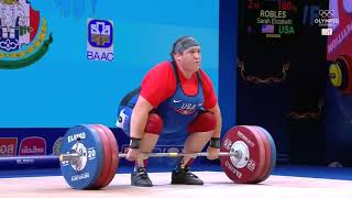 Sarah Robles (USA) – 285kg 10th Place – 2019 World Weightlifting Championships – Women's 87+ kg