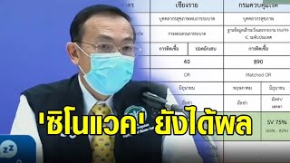 สธ.เผยผลศึกษา 'ซิโนแวค' จากการใช้จริงในไทย ยันมีประสิทธิภาพป้องกัน 'เดลตา' ได้