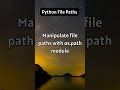 Python File Paths  #shorts