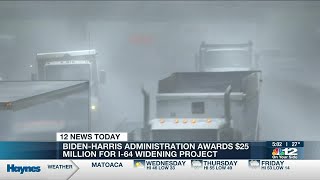 Biden-Harris Administration awards $25M for I-64 widening project