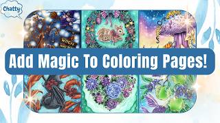 ✨ Color Glowing Particles and Effects for Adult Coloring Books ✨ Step by Step Tutorial