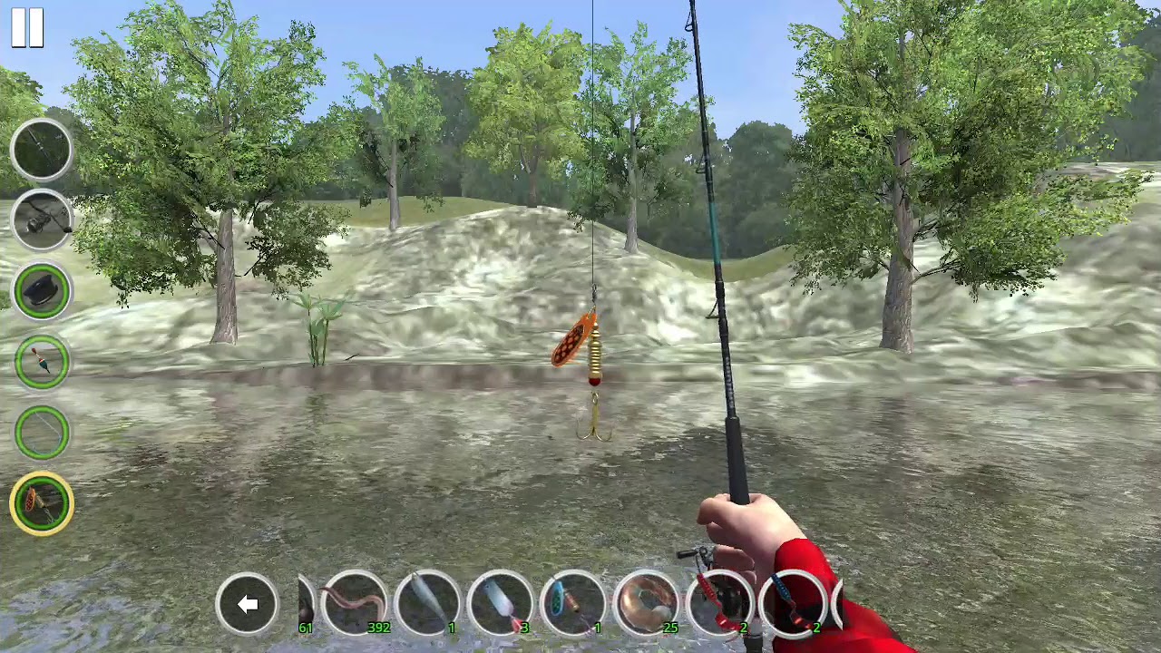 Ultimate Fishing Simulator (Android)-Ловля на спининг возле берега ...