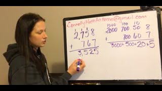 US Standard Algorithm for Addition (GRADE 4)
