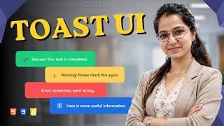I Built a Toast Notification System (HTML CSS JS Tutorial 🔥)