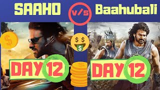 Saaho v/s Baahubali Day 12 Box Office Collection Comparison | Baahubali vs Saaho earning  compared