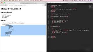 HTML Lists Assignment SOLUTION
