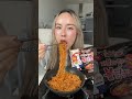 buldak lovely hot spicy noodles samyang mukbang food