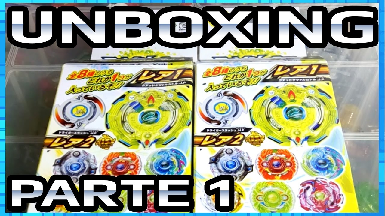 Unboxing B-61 Random Booster Vol. 4 - Beyblade Burst!! - Parte 1 [PT-Br ...