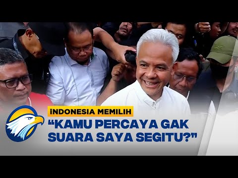 Tanggapi Hasil Quick Count, Ganjar: Percaya Suara Saya Segitu? - YouTube