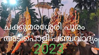 ചക്കുമരശ്ശേരി പൂരം | പഞ്ചവാദ്യം | 2023 | Chakkumarassery pooram |Panchavadhyam | kingini | anilpn