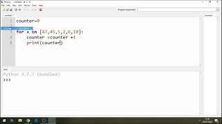 Python Tutorial counting in a loop | step by step