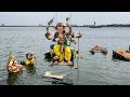 Big Ganesh Nimajjanam 2024 | Ganesh Visarjan in tankbund | Ganesh immersion | Ganesh Shobha Yatra