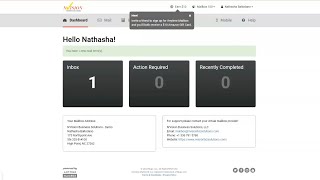 AnyTime Mailbox - Open & Scan Action Request