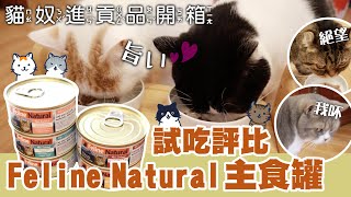 [貓奴進貢品 EP4]  來自紐西蘭的Feline Natural 貓罐罐開箱~  #貓罐頭 #主食罐 #FelineNatural  #K9 #紐西蘭