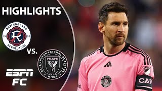 Another Messi brace, another win 👀 New England vs. Inter Miami | MLS Highlights | ESPN FC