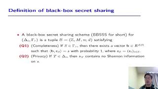 Blackbox Secret Sharing Revisited: A Coding-Theoretic Approach with Application to Expansionles...