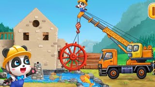 Baby Contraction Game Video JCB Tipper Road Roller Baby Game Video Baby Bus Videos