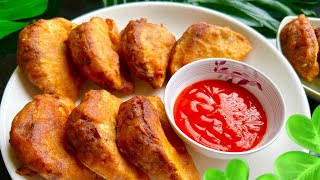 Nhà Có Khoai Môn Làm Món Khoai Môn Nhồi Thịt Chiên Giòn Cách Này Ăn Rất Ngon Lại Rất Dễ Làm