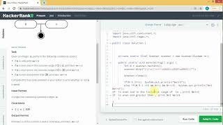 HackerRank - Java #3 - Java If Else
