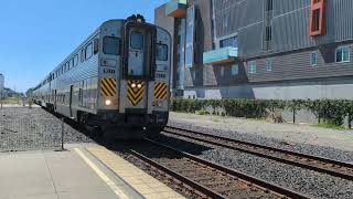 Late Amtrak CDTX 8311 Cab Car leading Capital Corridor 728 at Berkeley Station