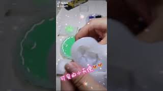 水晶滴胶制作＃滴胶脱模