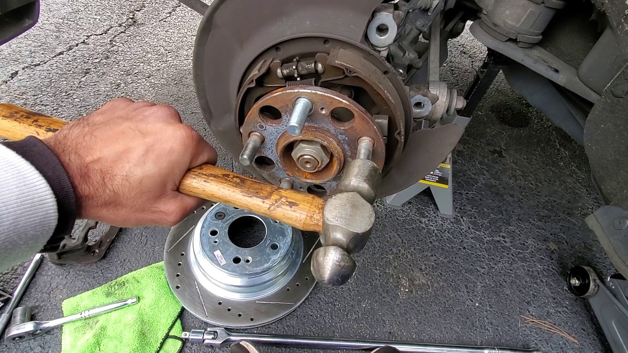 How To Remove And Install A Wheel Stud WITHOUT ANY SPECIAL TOOLS OR AIR ...