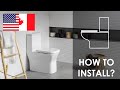 How to install the Urban C one-piece floor-standing toilet