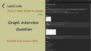 Find If Path Exists in Graph: Graph Algorithm Explained with BFS | Javascript | Leetcode 1971