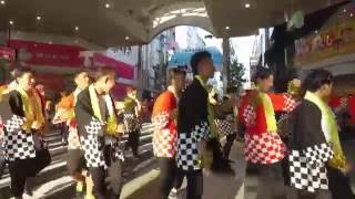 松山まつり　河原学園連２０１６～暑い熱い夏～　大街道千舟町