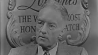 Admiral Richard E. Byrd (Full Interview) Operation Highjump / LONGINES CHRONOSCOPE [Restored 1440p]