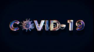 Covid-19 Biohazard Warning with Virus Sign | Motion Graphics - Videohive template