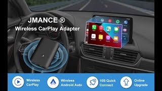 JMANCE Wireless Carplay Adapter Magic Box Carplay Streaming Device