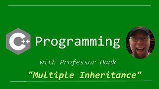 C++ Tutorial: Multiple Inheritance // Giving your classes multiple parents