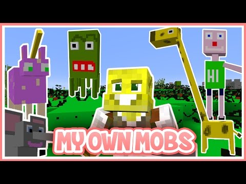 MAKING MY OWN MINECRAFT MOBS!!! MAKING MY OWN MINECRAFT MOBS!!!
