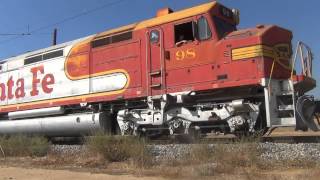 ATSF FP45 #98 Cab Ride and Runbys - October 2012