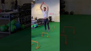 Continuous Jump over Hurdles | Physical Therapy Plyometric Exercises