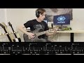 beartooth devastation guitar cover with screen tabs new song 2021