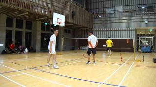 20120115孚瑪FUMA Badminton MD超人+凱祥VS北極熊+小余