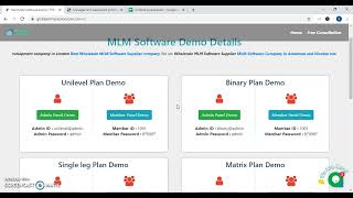 Create and Manage Binary MLM Plan Part 1