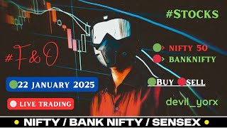 🔴 LIVE TRADING NIFTY OPTIONS | 22/01/2025 |#nifty50 #banknifty #livetrading