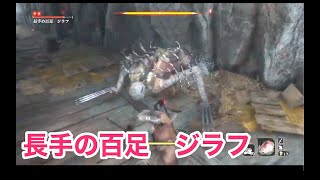 【SEKIRO】長手の百足 ジラフをあっさりと倒す