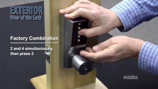 Kaba Simplex 1000 L1000 How to Change the Combination