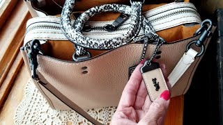 Coach Rogue 31 Beechwood with Snake Detail..  UNBOXING...