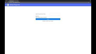 Gitlab Reporter: Tutorial: Login