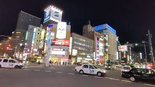 すすき野交差点　「ニッカウヰスキー」のネオン看板②