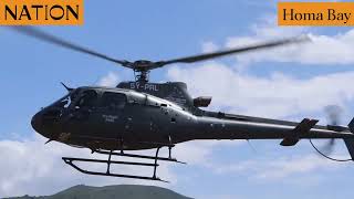 Sky team: John Mbadi and Opiyo Wandayi ‘abandon’ cars for choppers