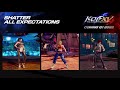 King Of Fighters XV - Team Secret Agent Idle Pose Animation