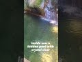 i found a secret pool in the forest croatia swimming waterfall