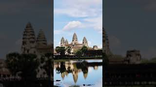 កាលប្រាសាទអង្គរវត្តមានទឹកច្រើន_ក្រុងអង្គរ#rinasodasok#angkorwat#siemreap#khmertemple#shorts